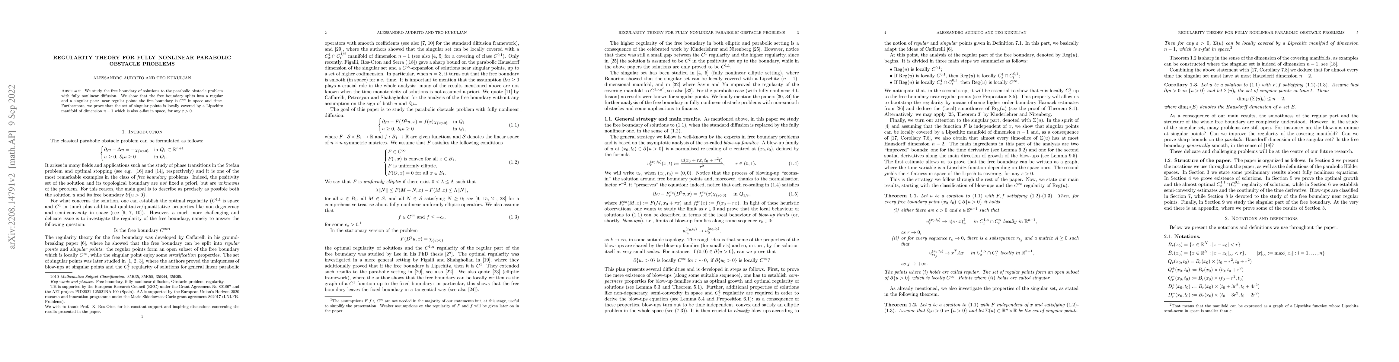 Thumbnail for Regularity theory for fully nonlinear parabolic obstacle problems