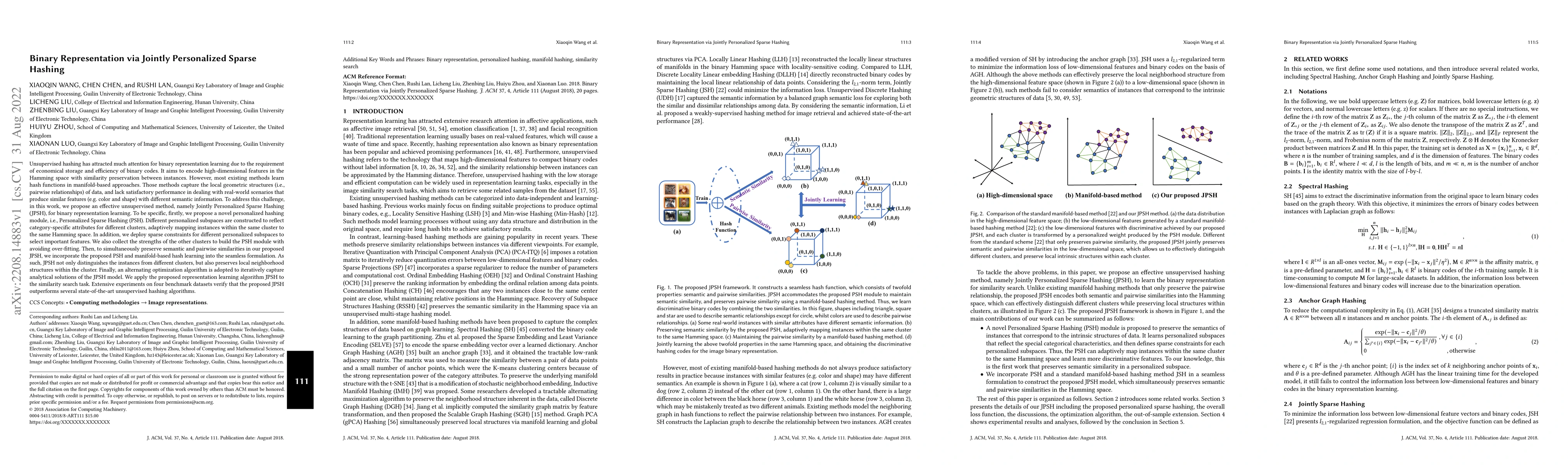Thumbnail for Binary Representation via Jointly Personalized Sparse Hashing
