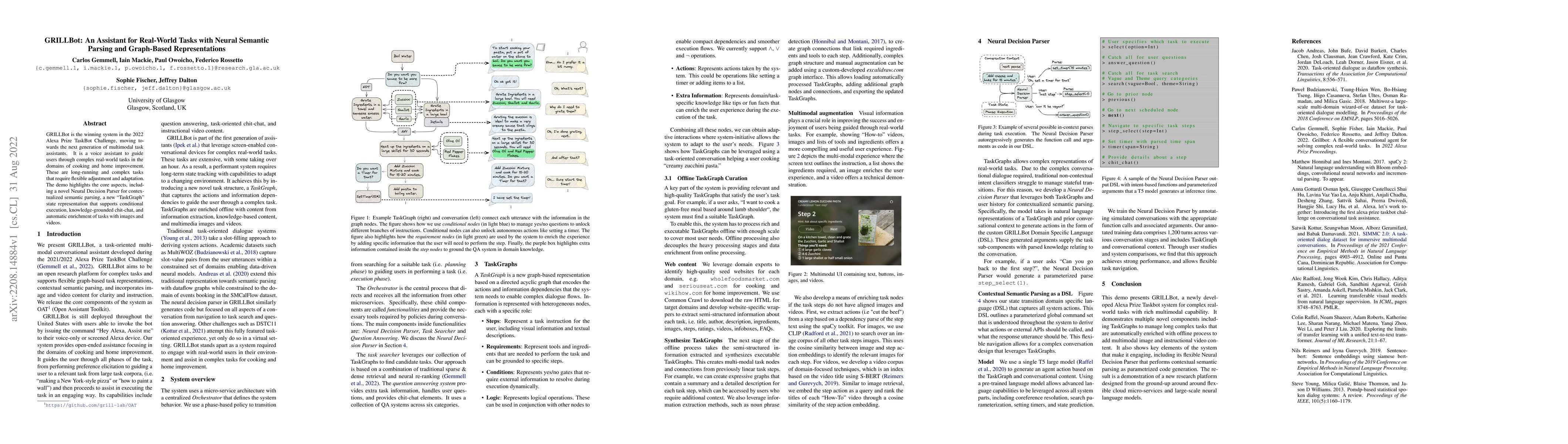 Thumbnail for GRILLBot: An Assistant for Real-World Tasks with Neural Semantic Parsing
  and Graph-Based Representations