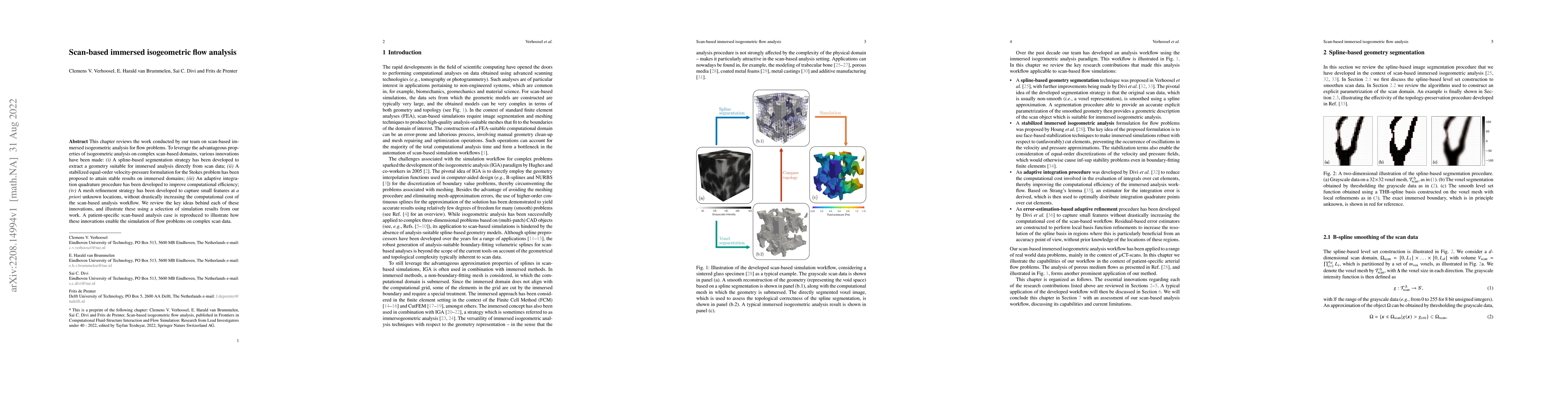 Thumbnail for Scan-based immersed isogeometric flow analysis
