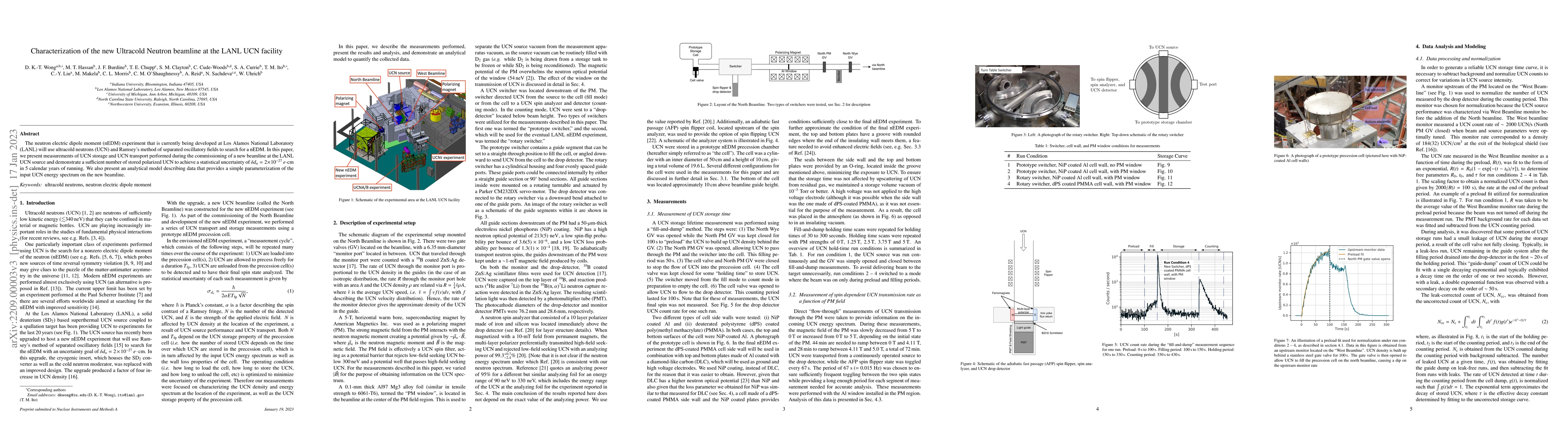 Thumbnail for Characterization of the new Ultracold Neutron beamline at the LANL UCN
  facility