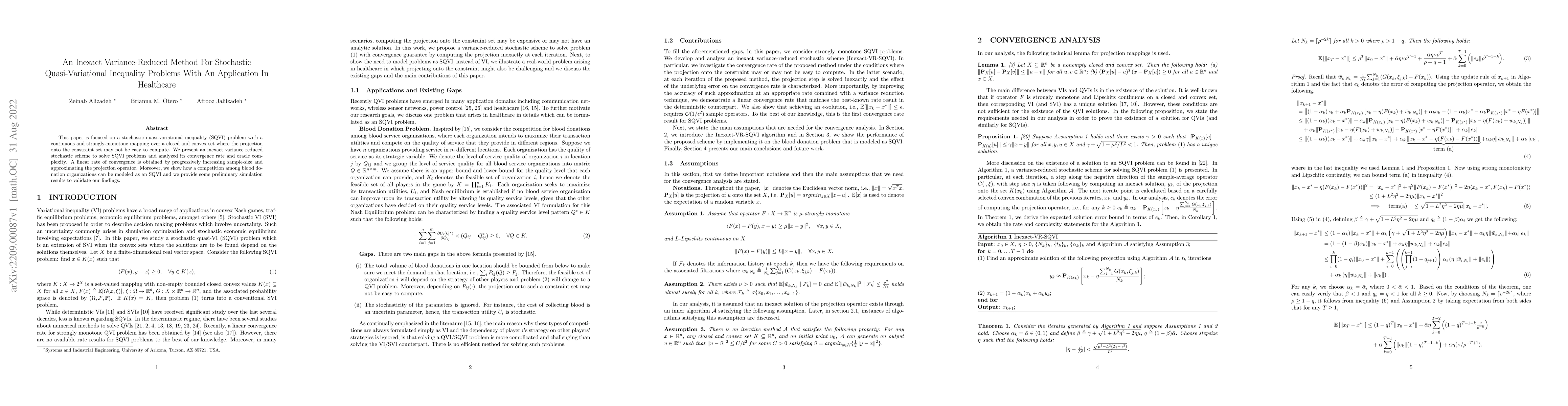 Thumbnail for An Inexact Variance-Reduced Method For Stochastic Quasi-Variational
  Inequality Problems With An Application In Healthcare