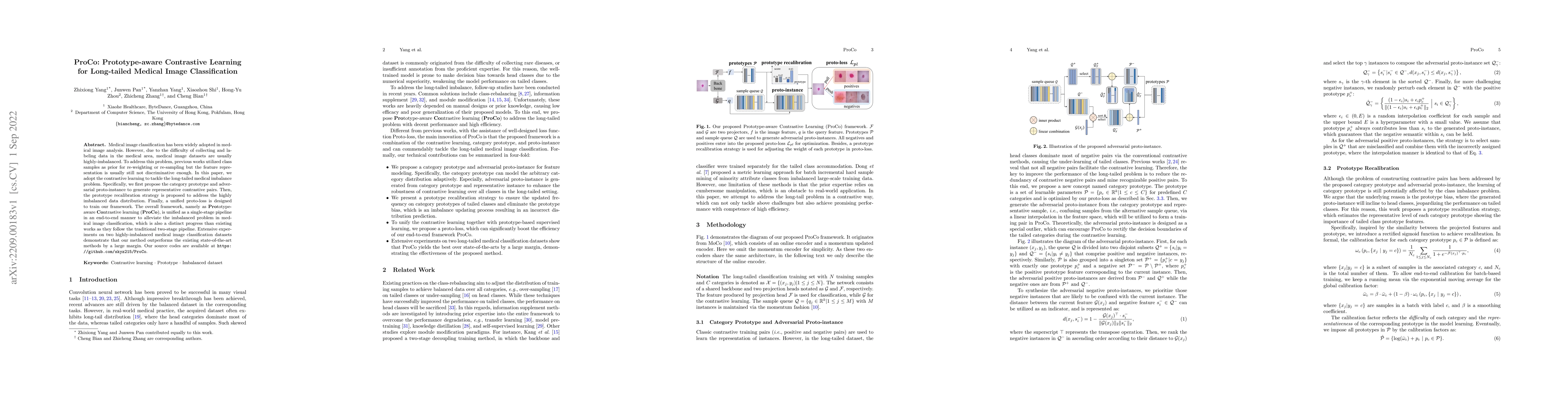 Thumbnail for ProCo: Prototype-aware Contrastive Learning for Long-tailed Medical
  Image Classification