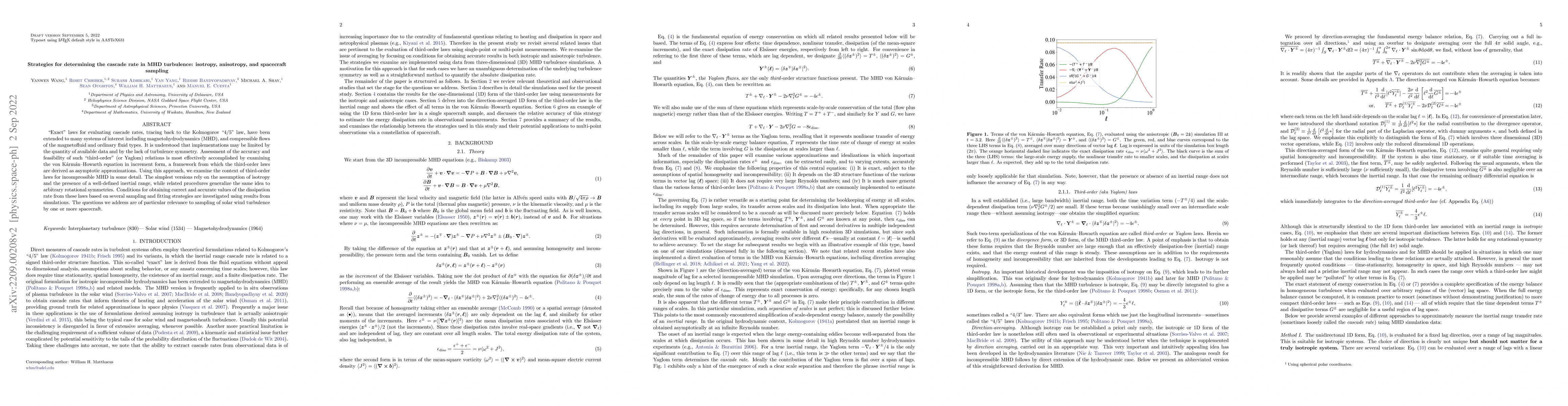 Thumbnail for Strategies for determining the cascade rate in MHD turbulence: isotropy,
  anisotropy, and spacecraft sampling