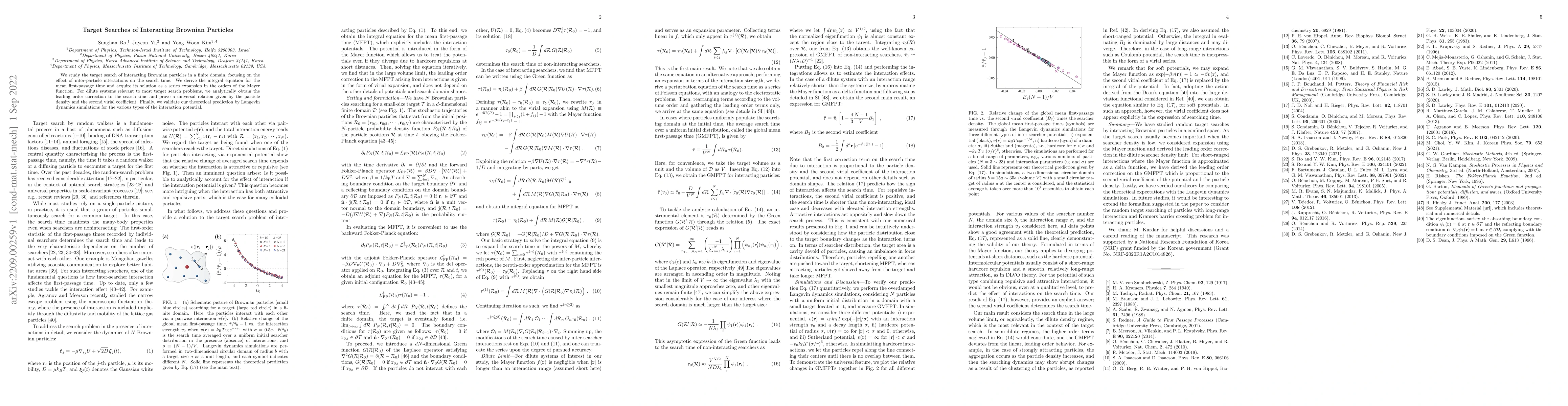 Thumbnail for Target Searches of Interacting Brownian Particles