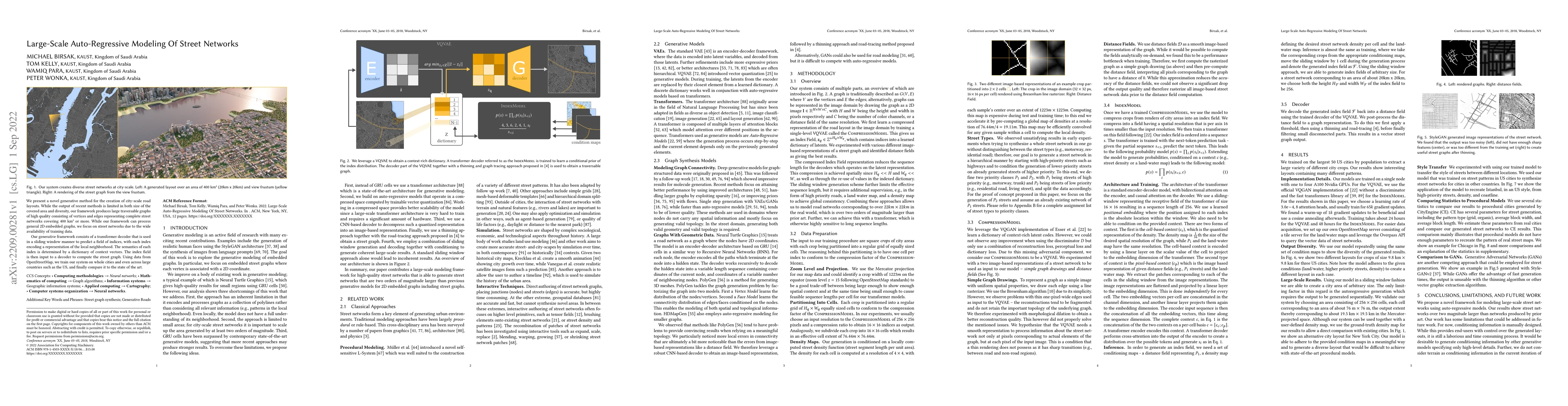 Thumbnail for Large-Scale Auto-Regressive Modeling Of Street Networks