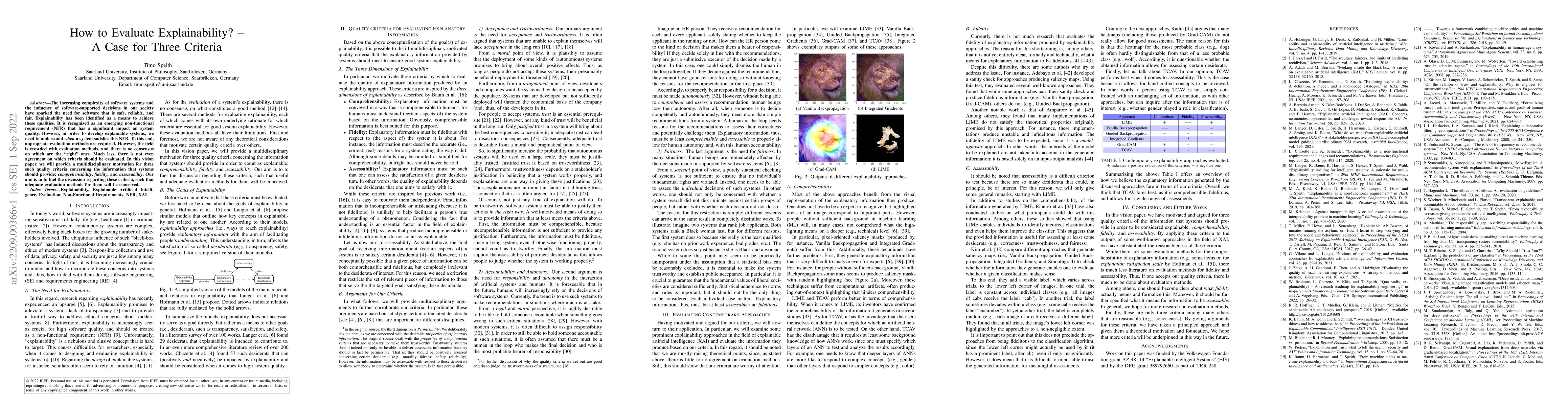 Thumbnail for How to Evaluate Explainability? -- A Case for Three Criteria