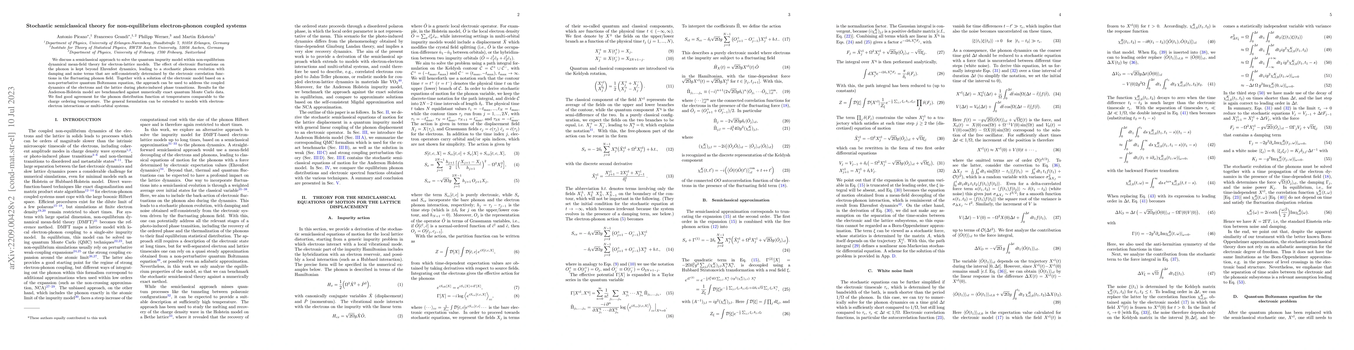 Thumbnail for Stochastic semiclassical theory for non-equilibrium electron-phonon
  coupled systems