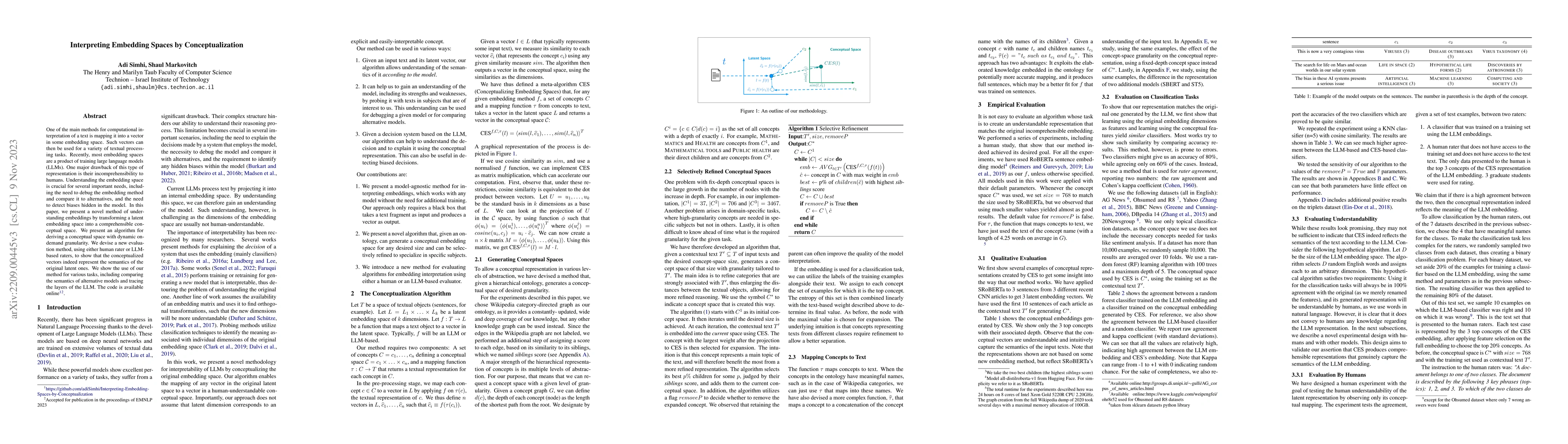 Thumbnail for Interpreting Embedding Spaces by Conceptualization
