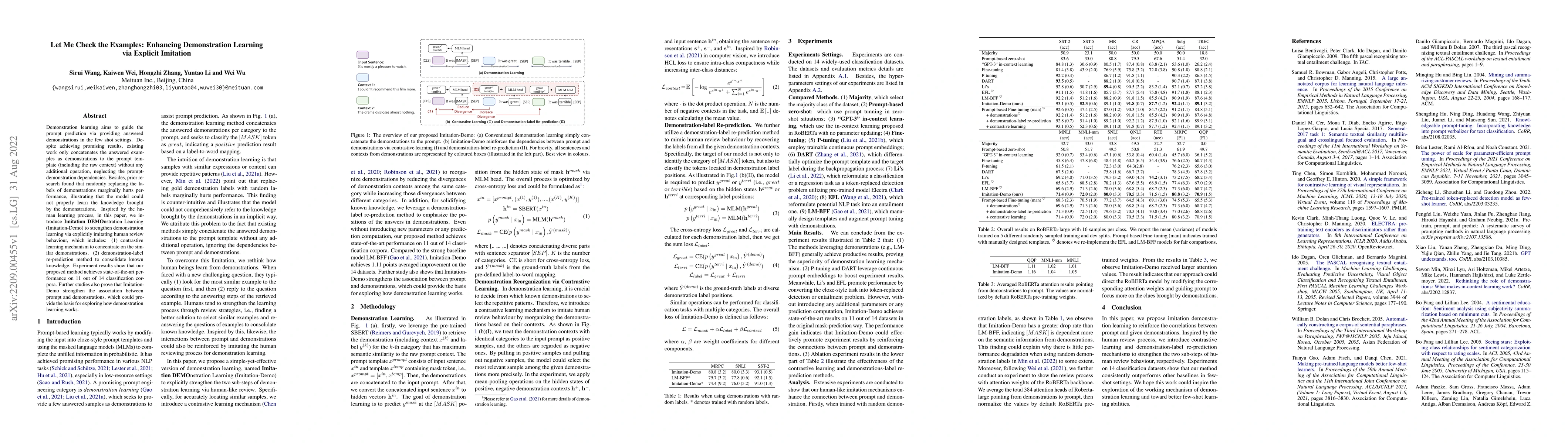 Thumbnail for Let Me Check the Examples: Enhancing Demonstration Learning via Explicit
  Imitation