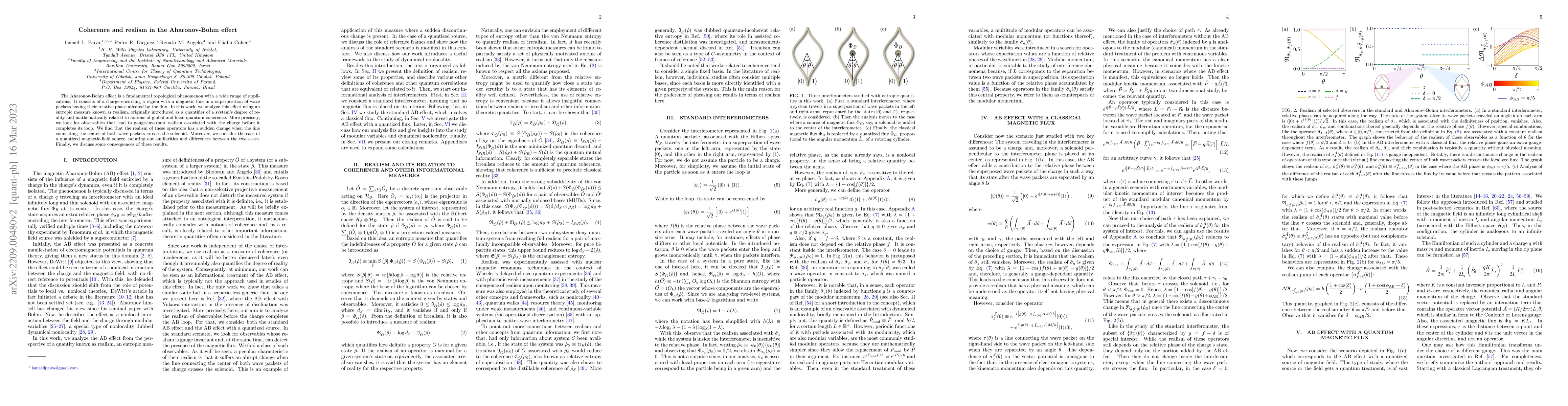 Thumbnail for Coherence and realism in the Aharonov-Bohm effect