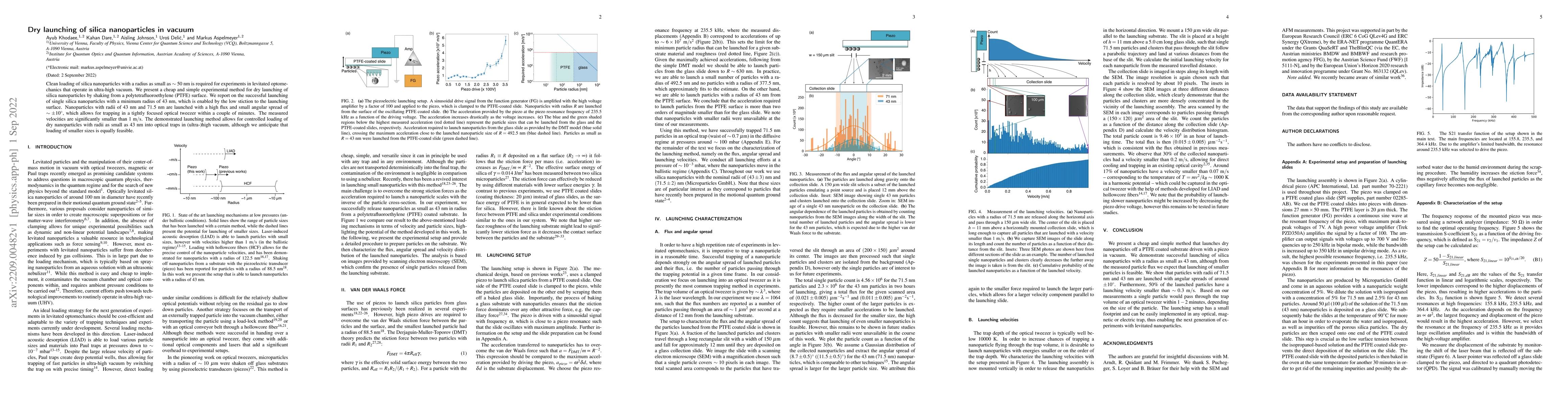 Thumbnail for Dry launching of silica nanoparticles in vacuum
