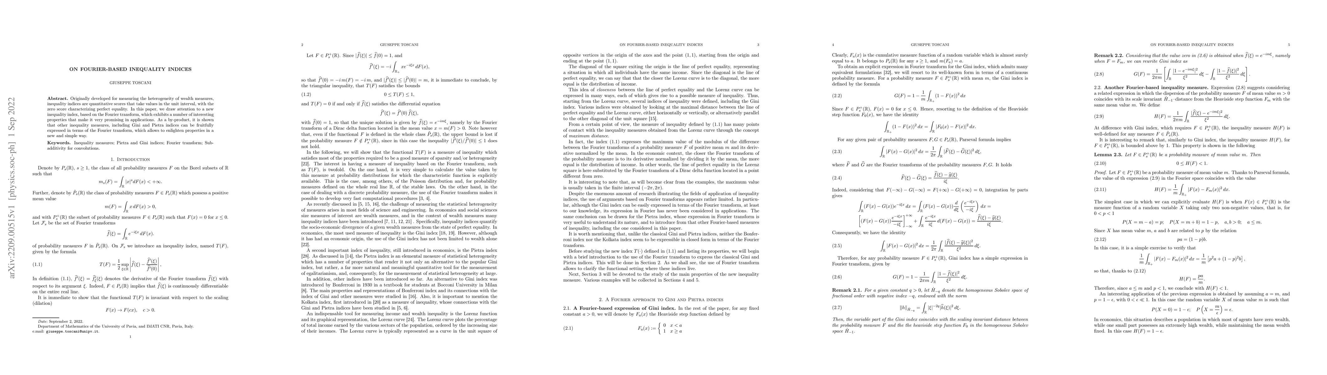 Thumbnail for On Fourier-based inequality indices