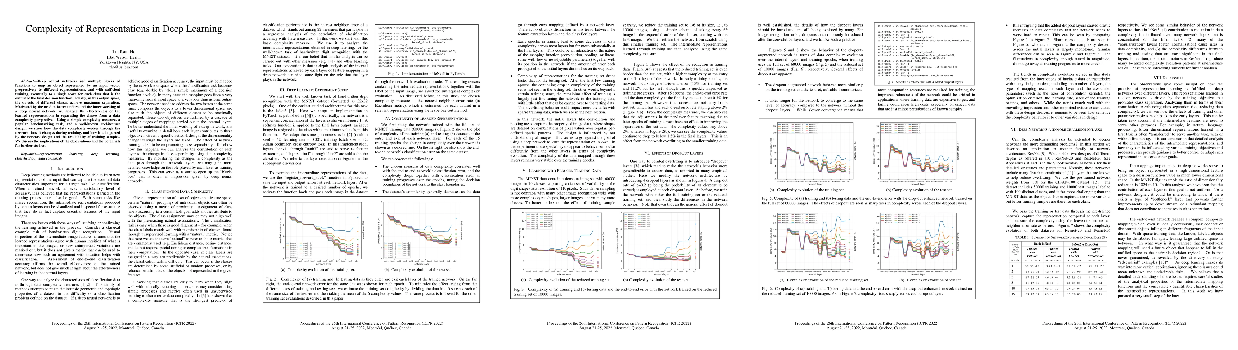 Thumbnail for Complexity of Representations in Deep Learning