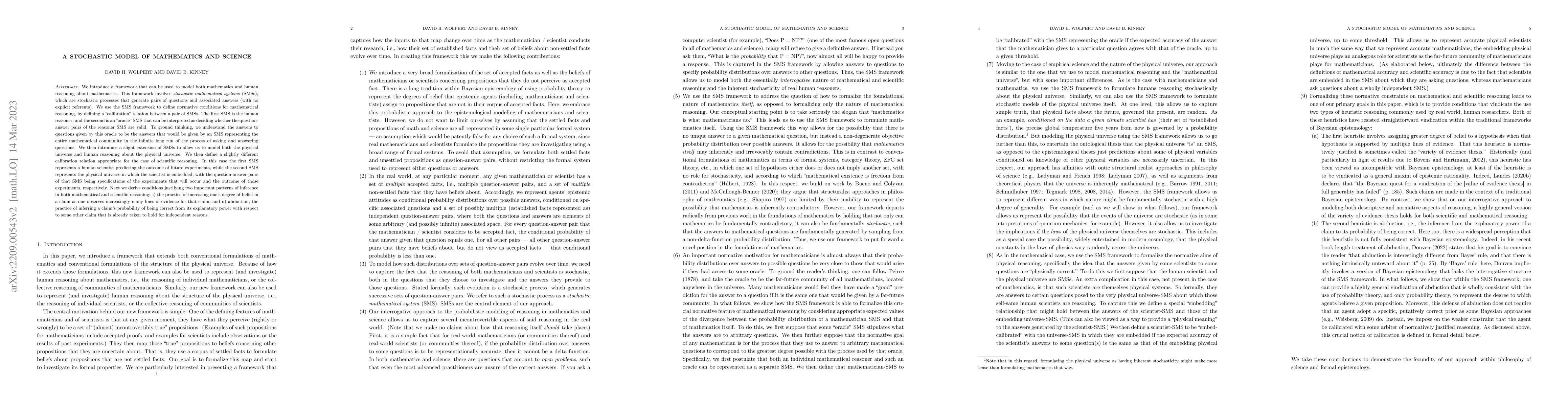Thumbnail for Stochastic Mathematical Systems