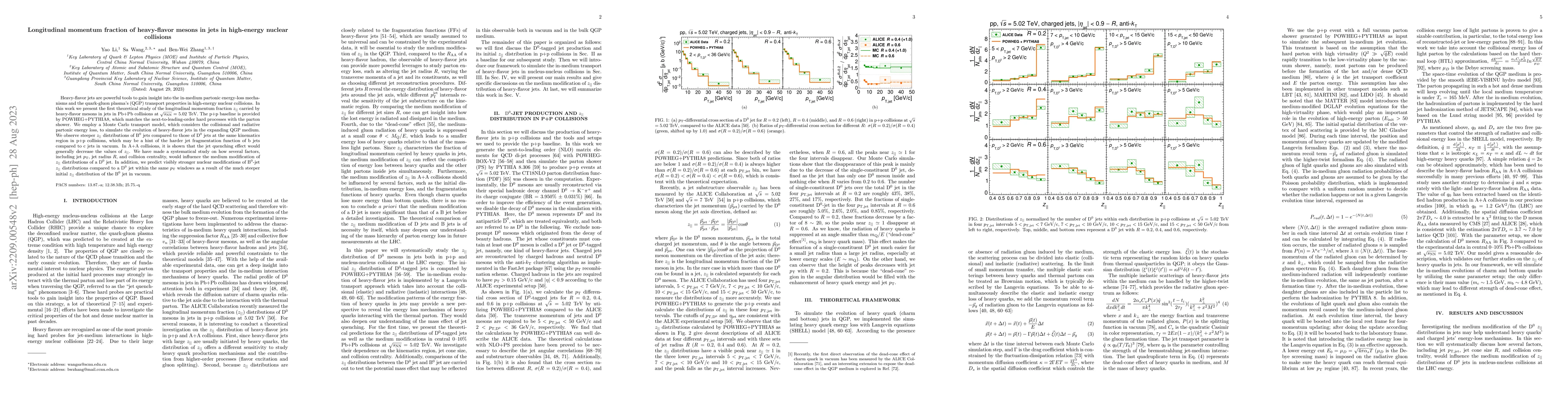 Thumbnail for Longitudinal momentum fraction of heavy-flavor mesons in jets in
  high-energy nuclear collisions