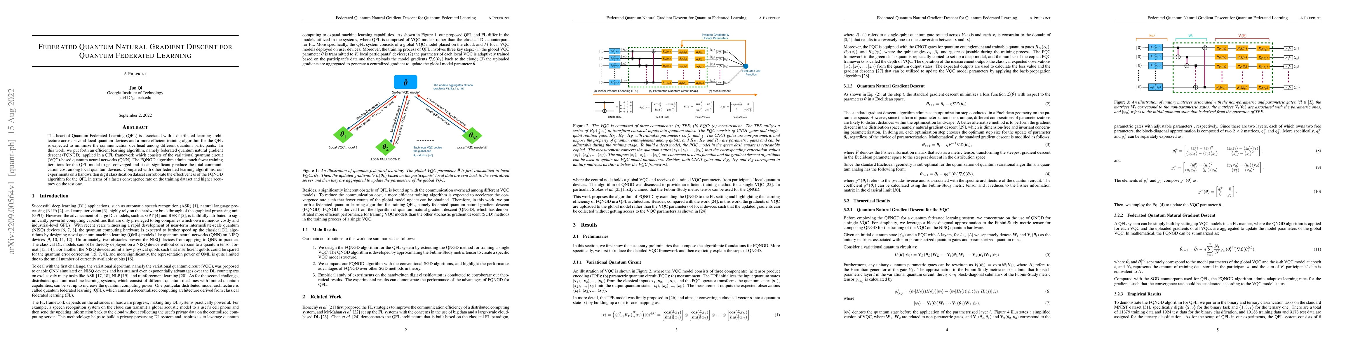 Thumbnail for Federated Quantum Natural Gradient Descent for Quantum Federated
  Learning