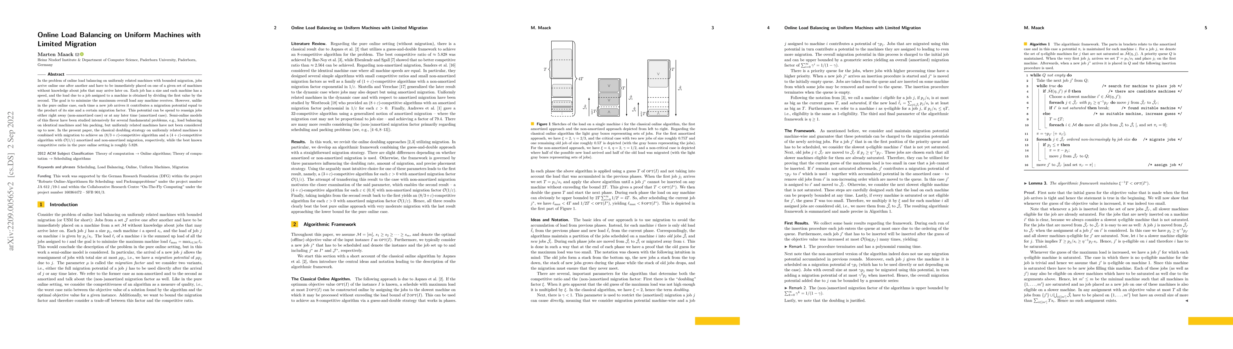 Thumbnail for Online Load Balancing on Uniform Machines with Limited Migration