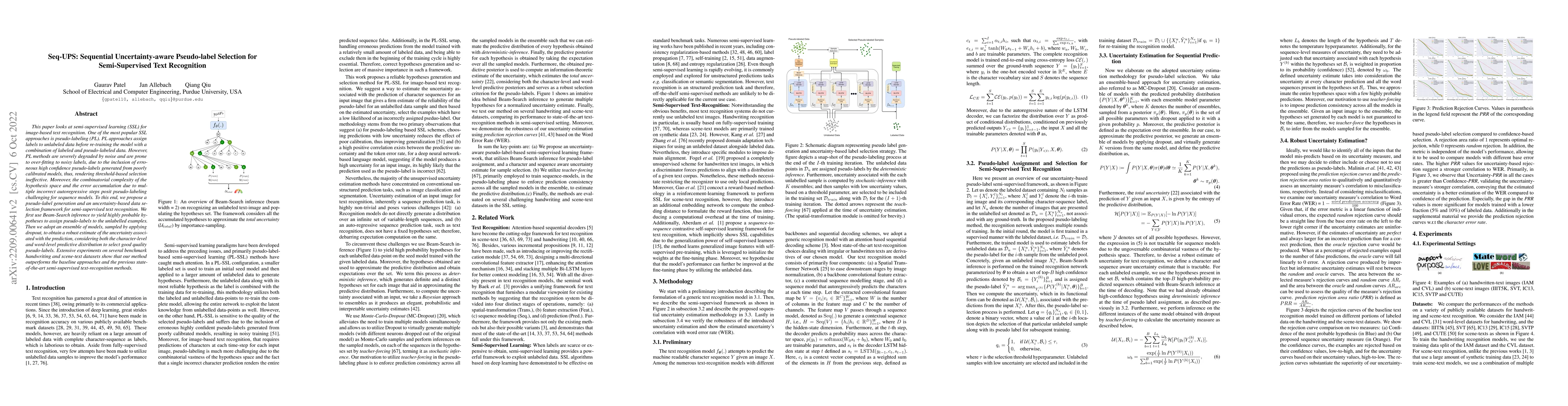 Thumbnail for Seq-UPS: Sequential Uncertainty-aware Pseudo-label Selection for
  Semi-Supervised Text Recognition