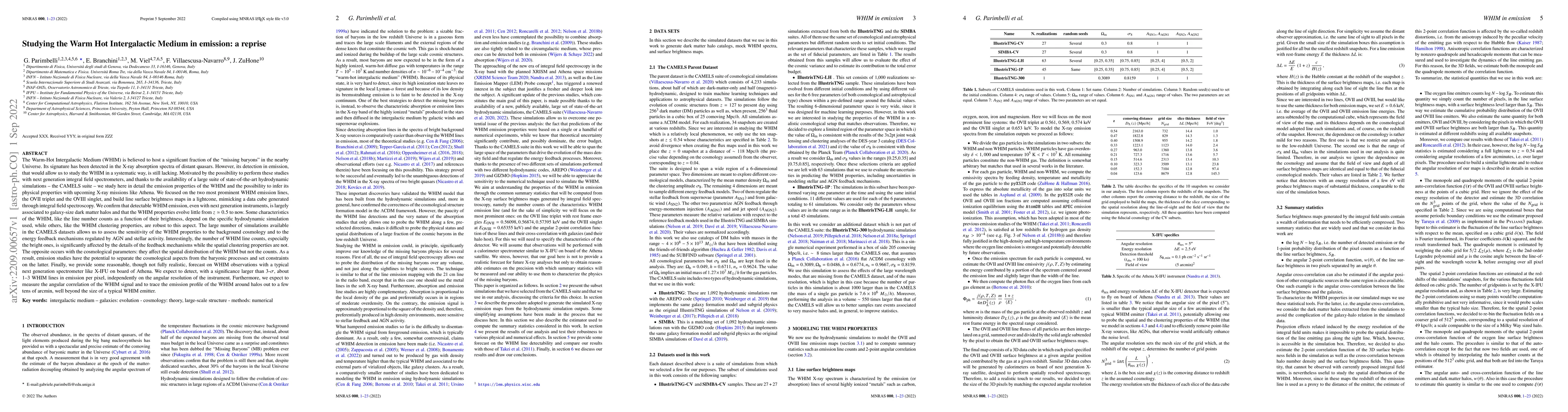 Thumbnail for Studying the Warm Hot Intergalactic Medium in emission: a reprise