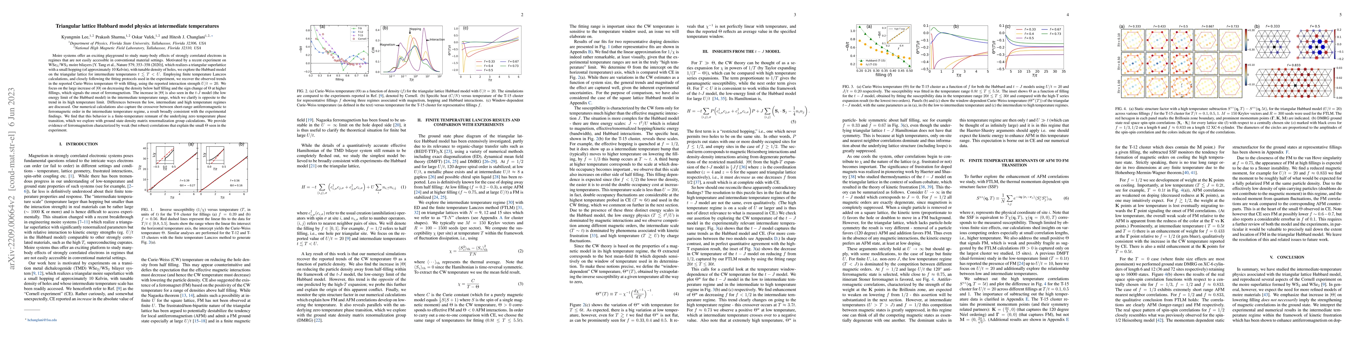 Thumbnail for Triangular lattice Hubbard model physics at intermediate temperatures