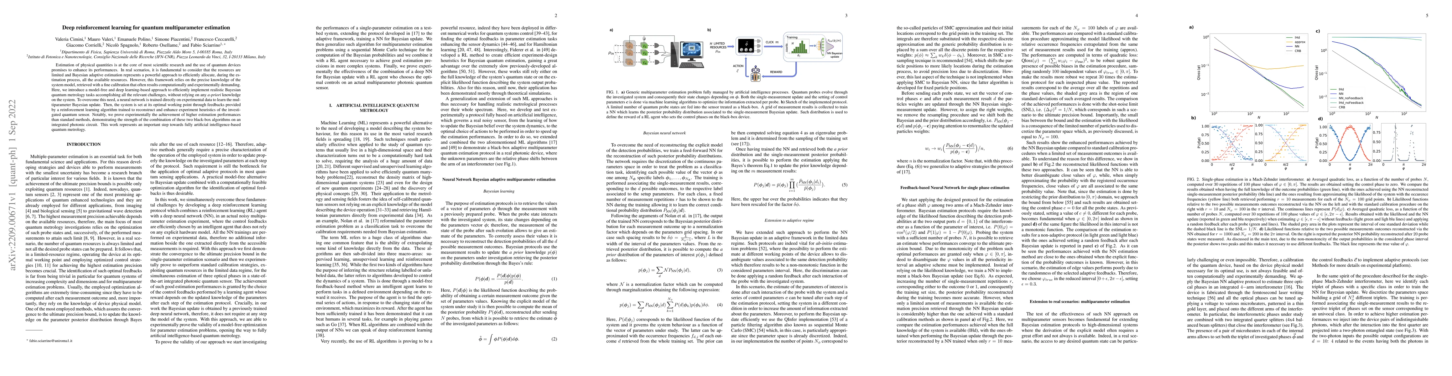 Thumbnail for Deep reinforcement learning for quantum multiparameter estimation
