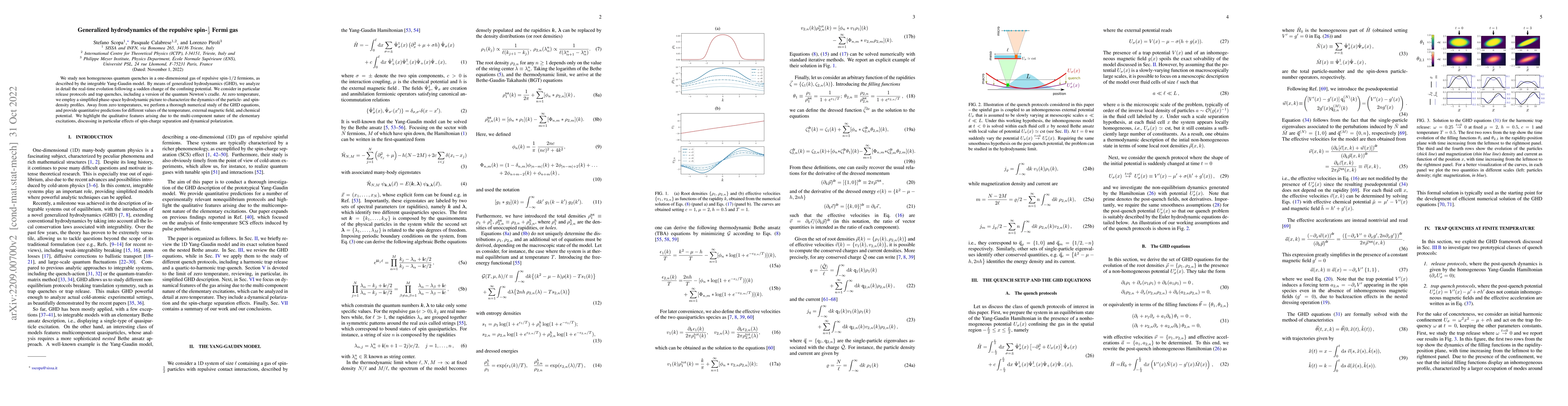 Thumbnail for Generalized hydrodynamics of the repulsive spin-$\frac{1}{2}$ Fermi gas