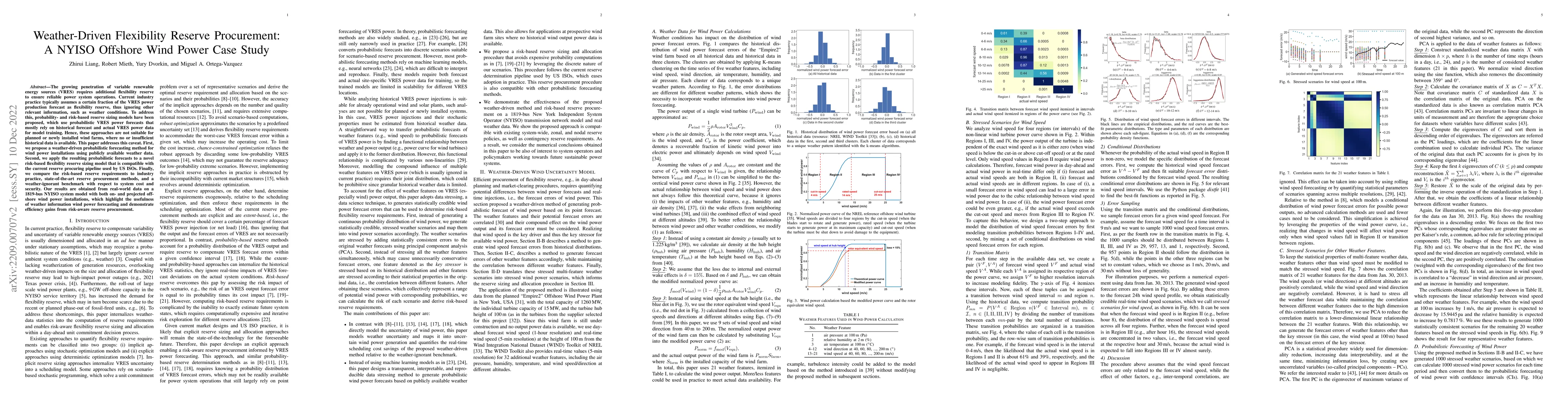 Thumbnail for Weather-Driven Flexibility Reserve Procurement: A NYISO Offshore Wind
  Power Case Study