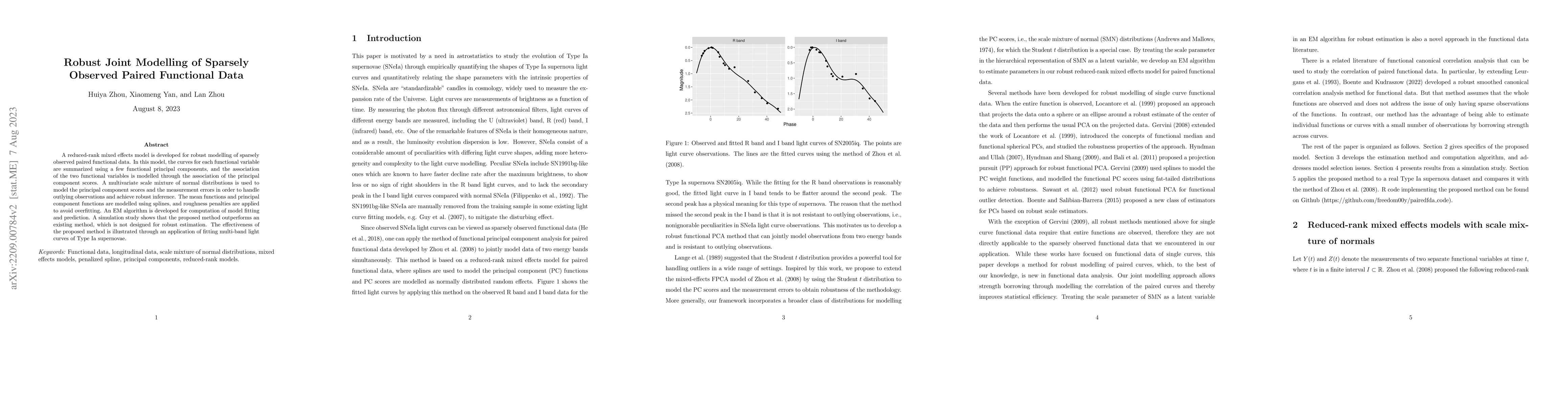 Thumbnail for Robust joint modeling of sparsely observed paired functional data
