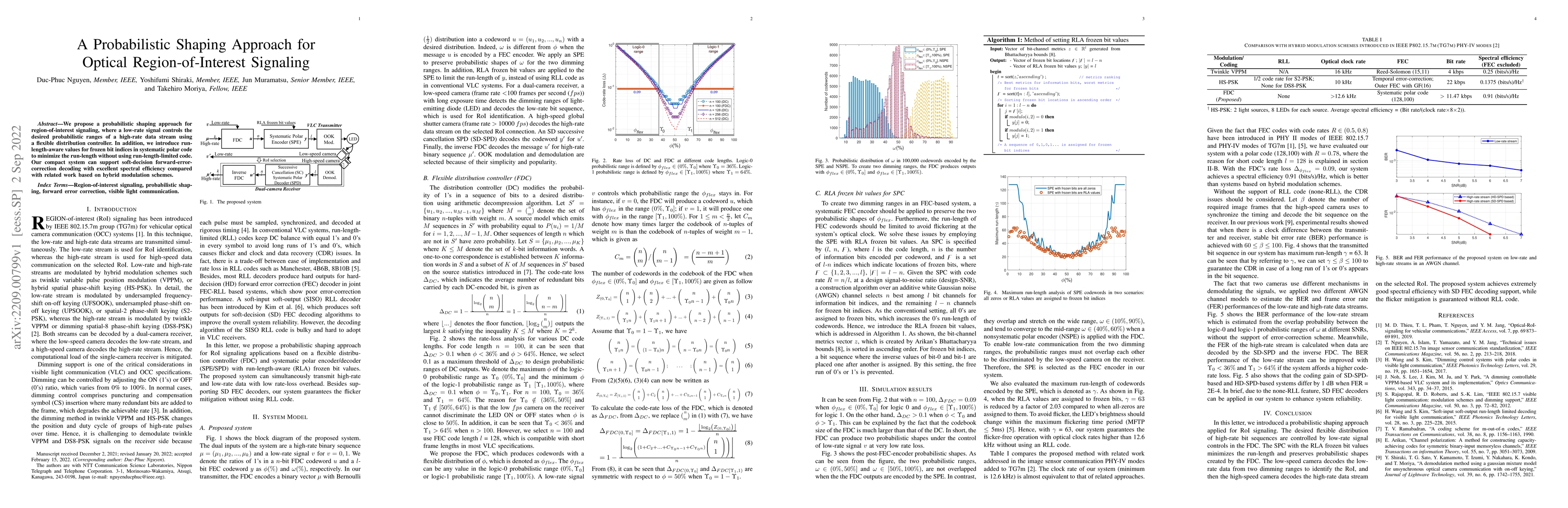 Thumbnail for A Probabilistic Shaping Approach for Optical Region-of-Interest
  Signaling