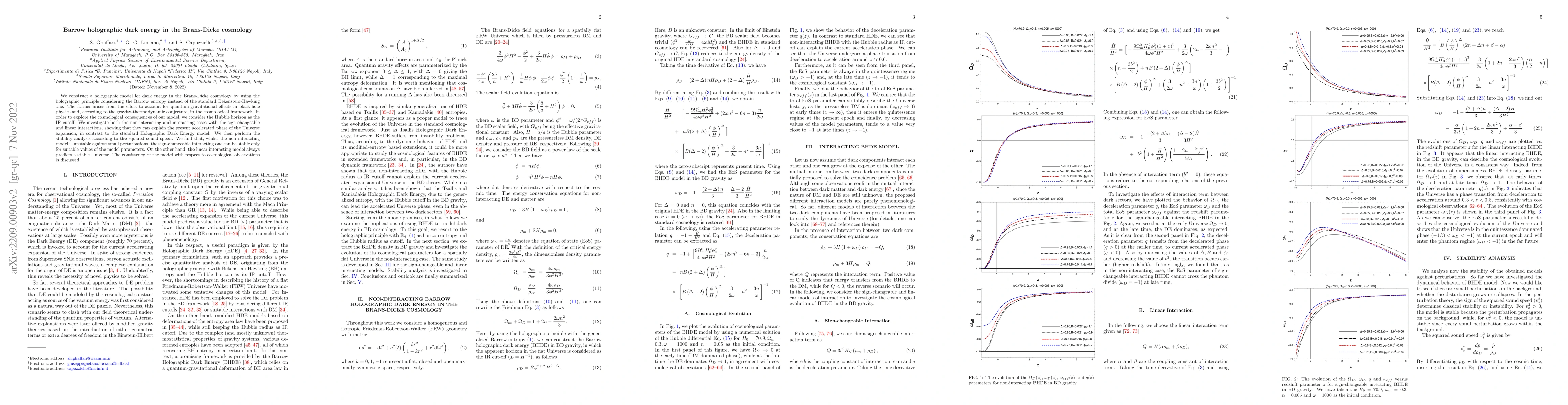 Thumbnail for Barrow holographic dark energy in the Brans-Dicke cosmology