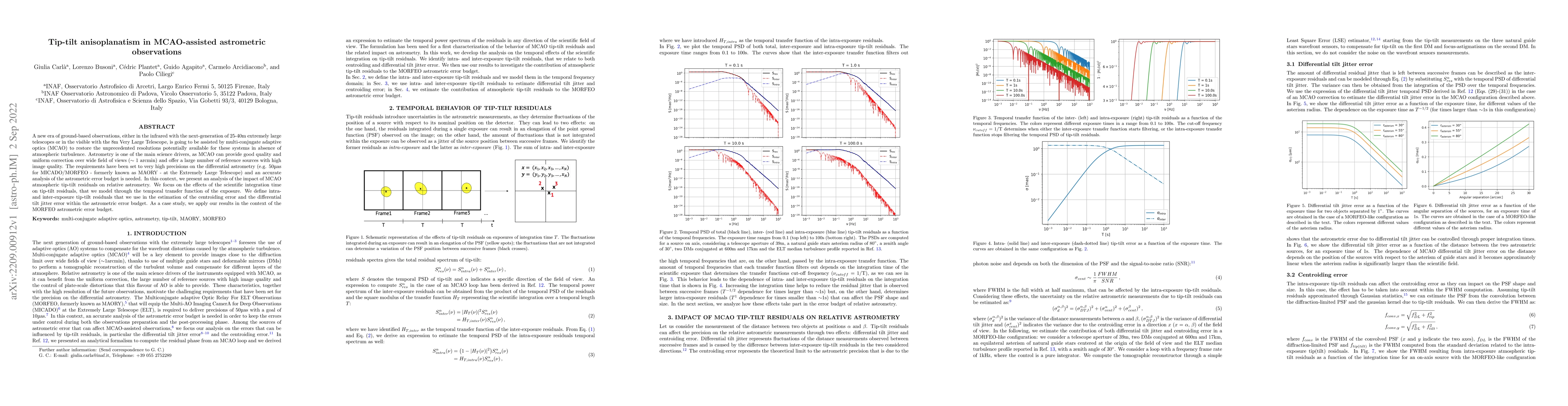 Thumbnail for Tip-tilt anisoplanatism in MCAO-assisted astrometric observations