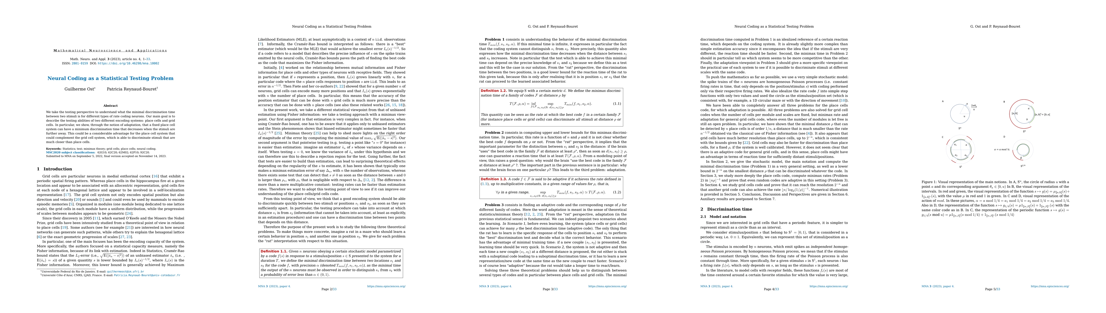 Thumbnail for Neural Coding as a Statistical Testing Problem