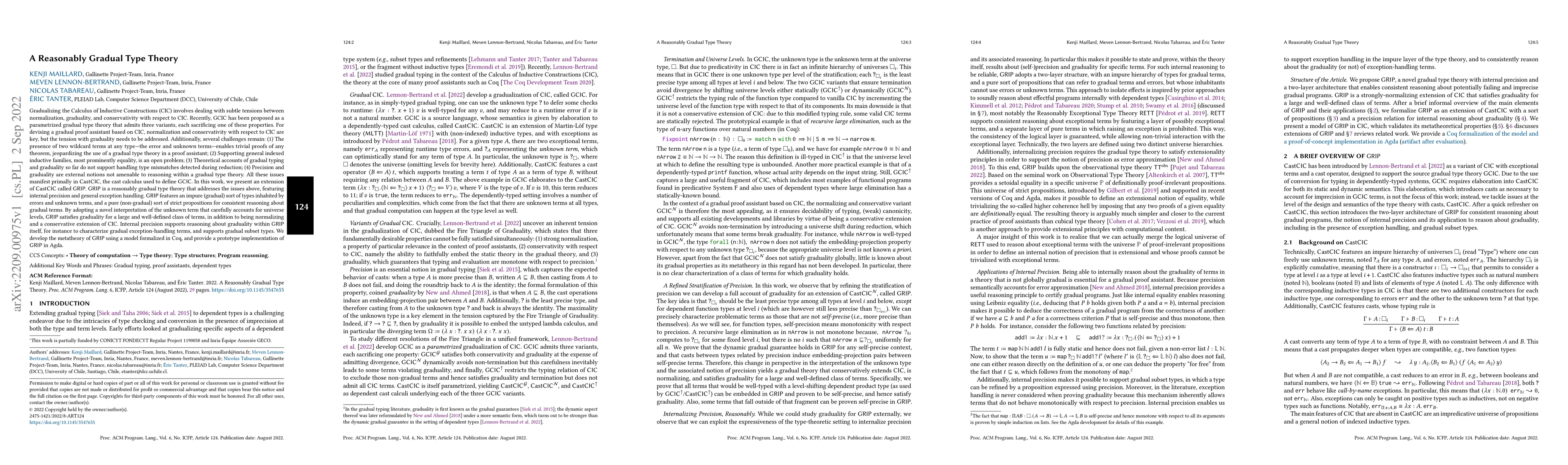 Thumbnail for A Reasonably Gradual Type Theory