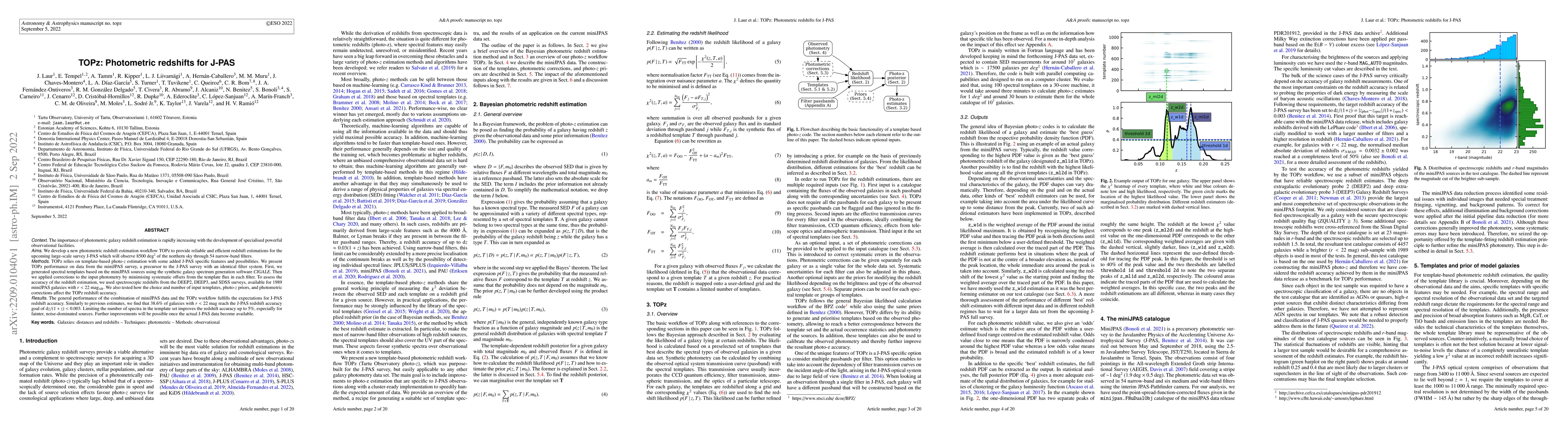 Thumbnail for TOPz: Photometric redshifts for J-PAS