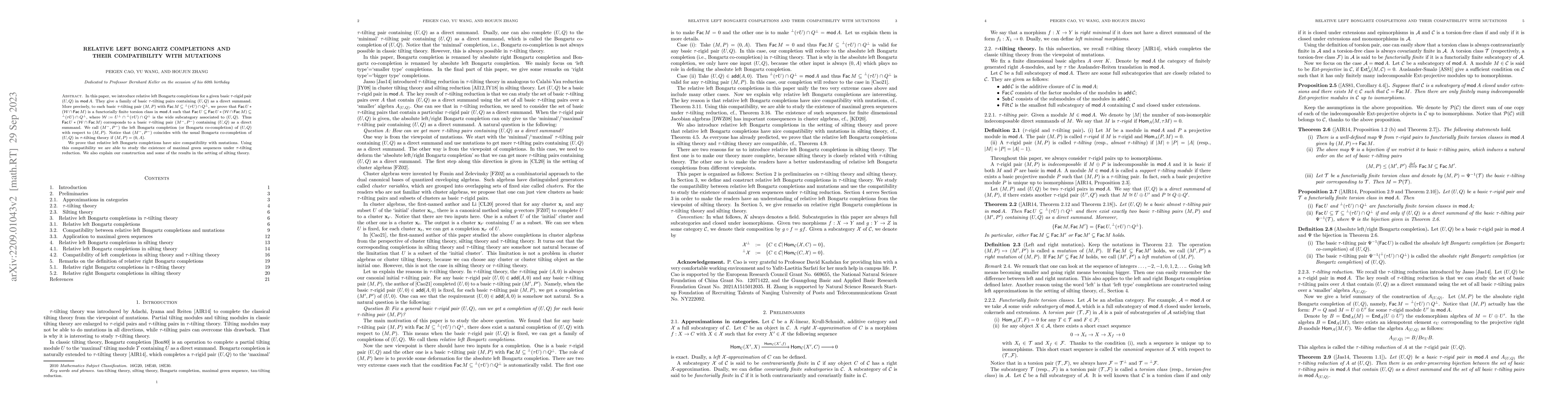 Thumbnail for Relative left Bongartz completions and their compatibility with
  mutations