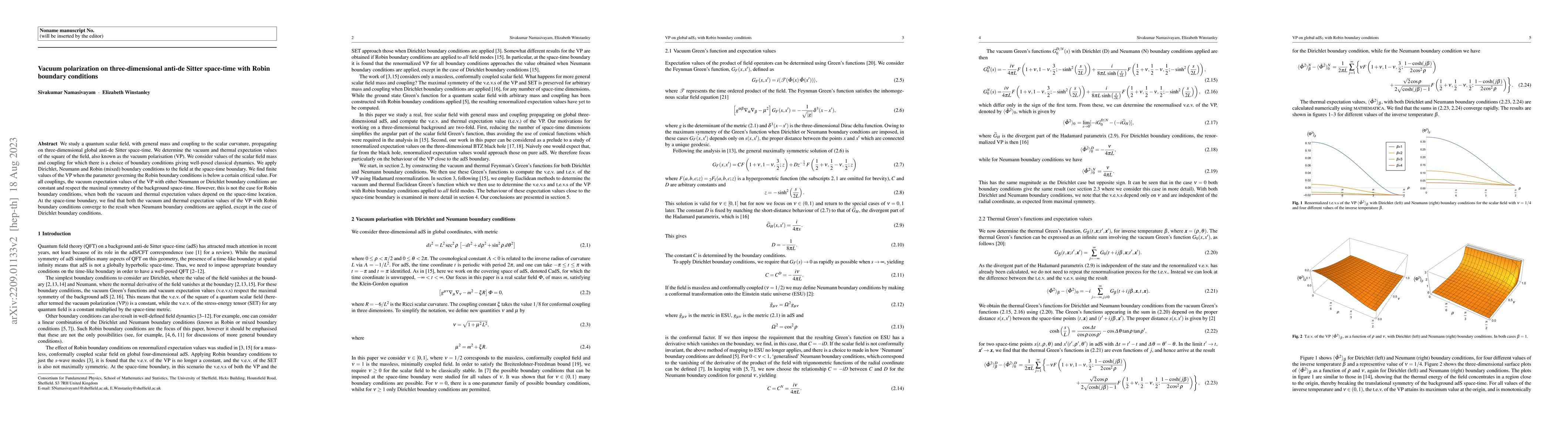 Thumbnail for Vacuum polarization on three-dimensional anti-de Sitter space-time with
  Robin boundary conditions