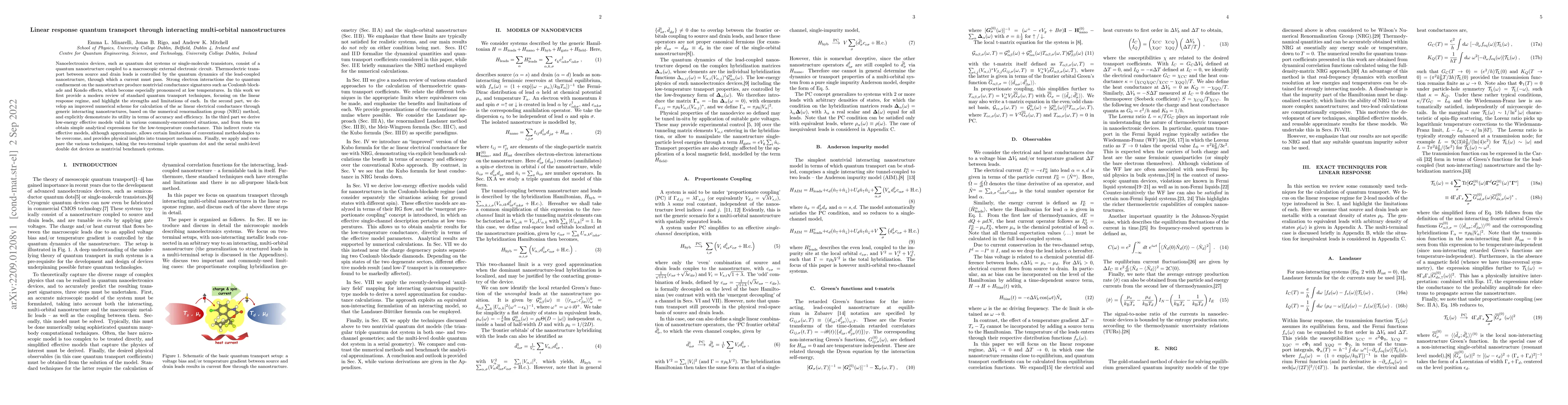 Thumbnail for Linear response quantum transport through interacting multi-orbital
  nanostructures