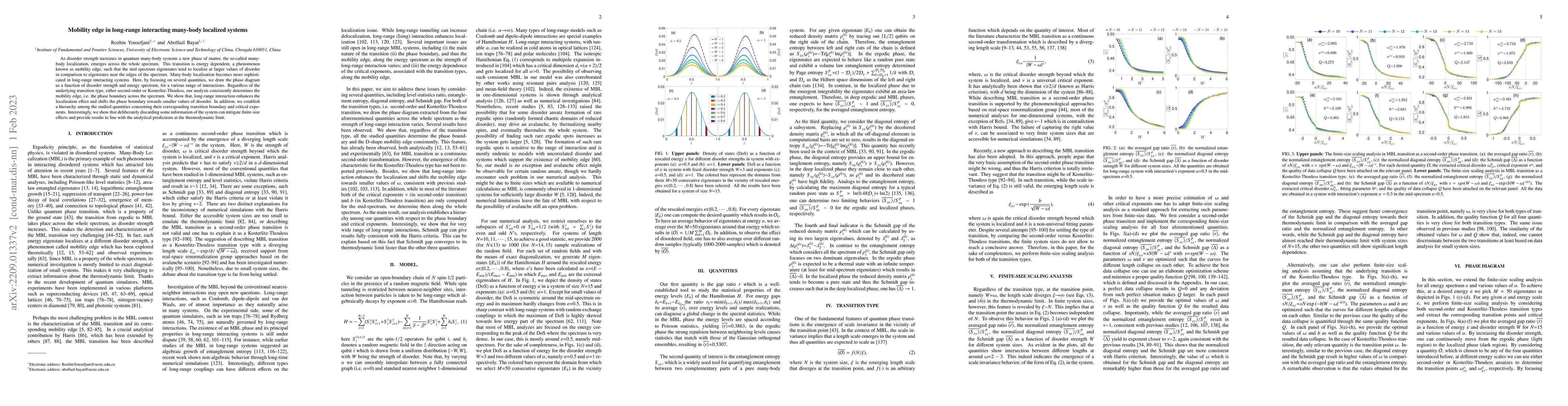Thumbnail for Mobility edge in long-range interacting many-body localized systems