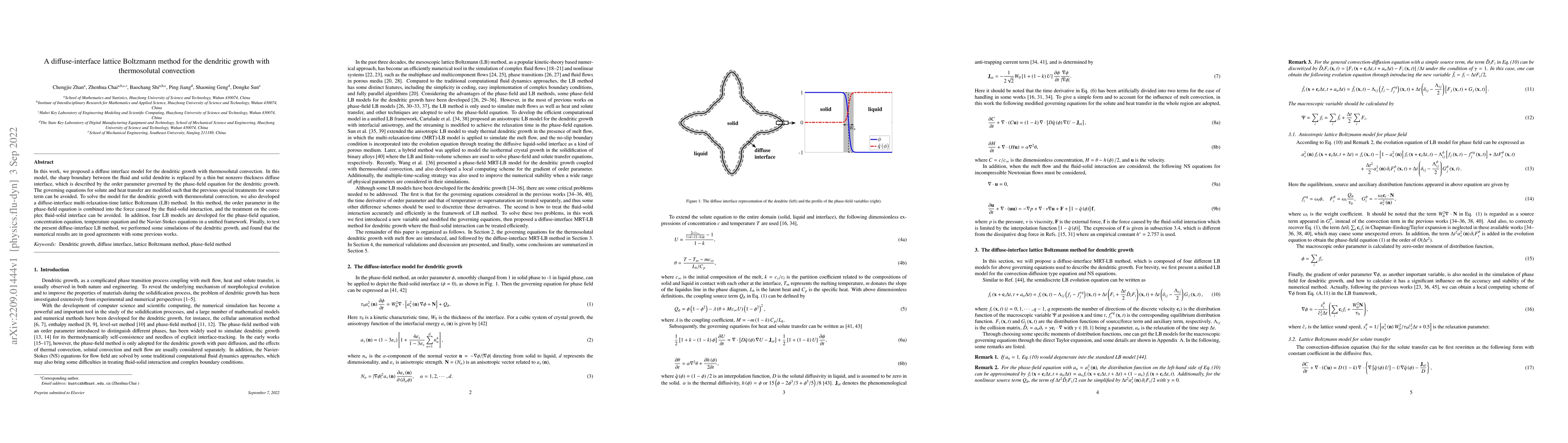 Thumbnail for A diffuse-interface lattice Boltzmann method for the dendritic growth
  with thermosolutal convection