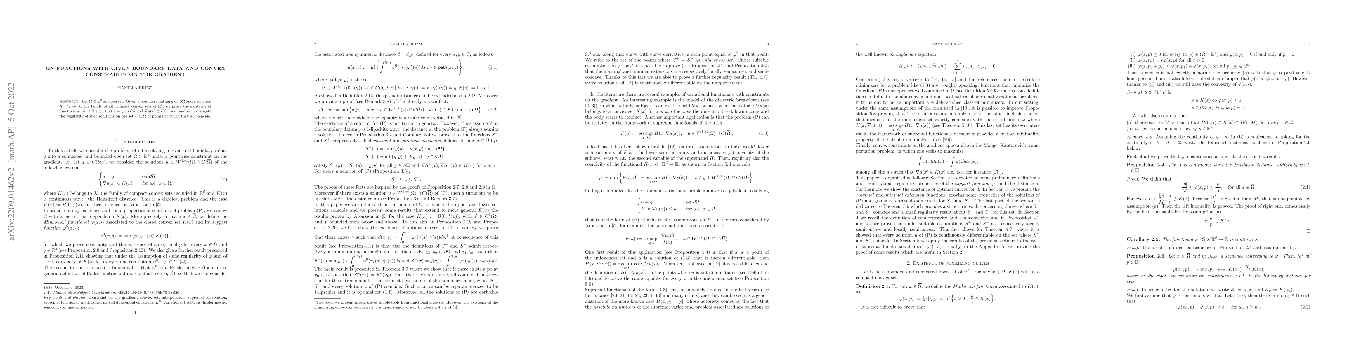 Thumbnail for On functions with given boundary data and convex constraints on the
  gradient