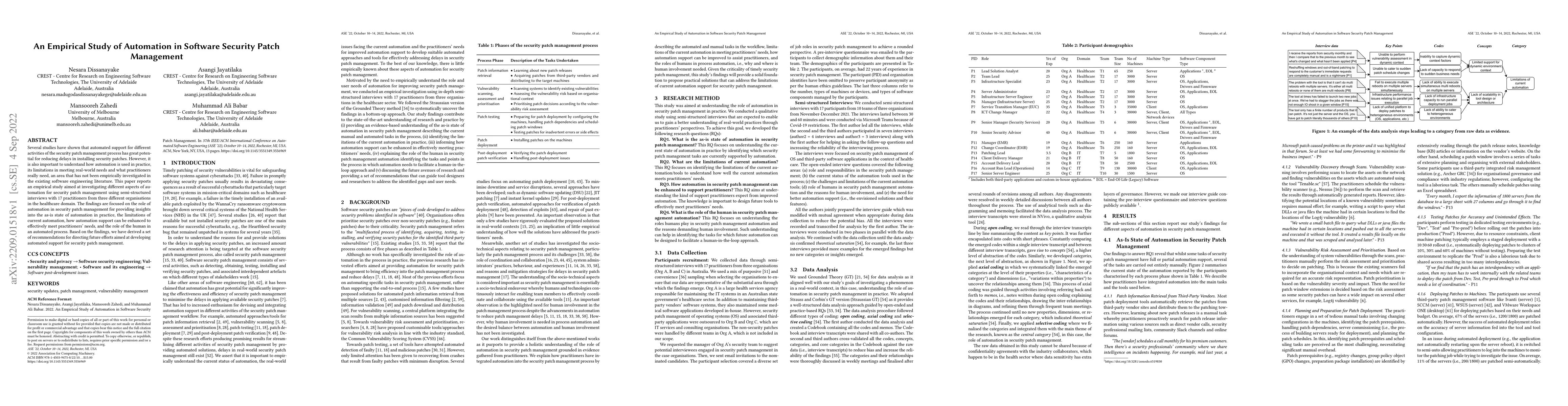Thumbnail for An Empirical Study of Automation in Software Security Patch Management