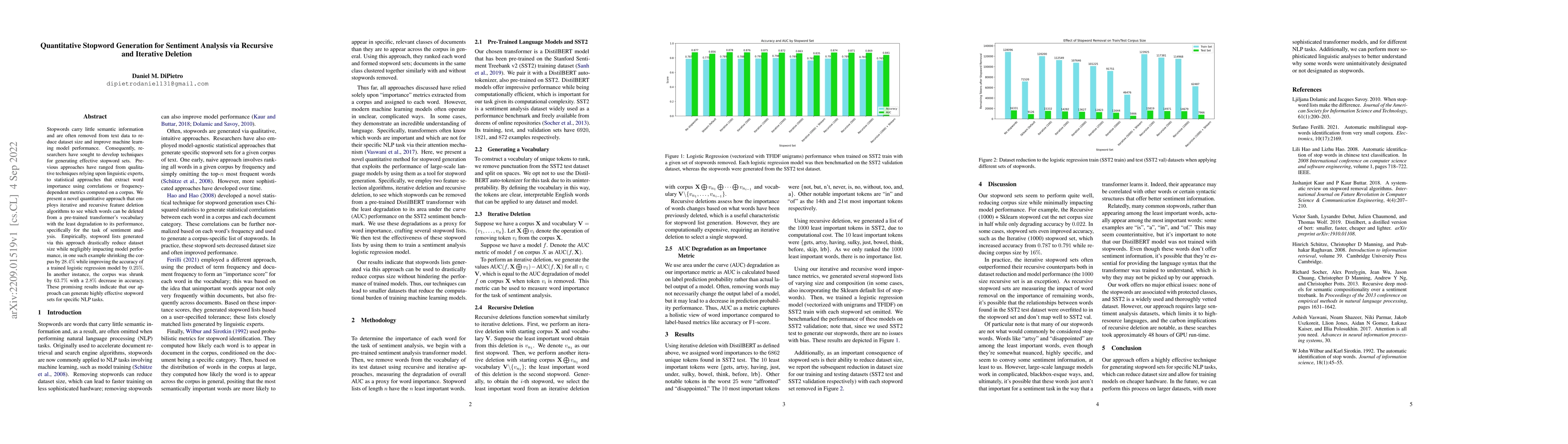 Thumbnail for Quantitative Stopword Generation for Sentiment Analysis via Recursive
  and Iterative Deletion