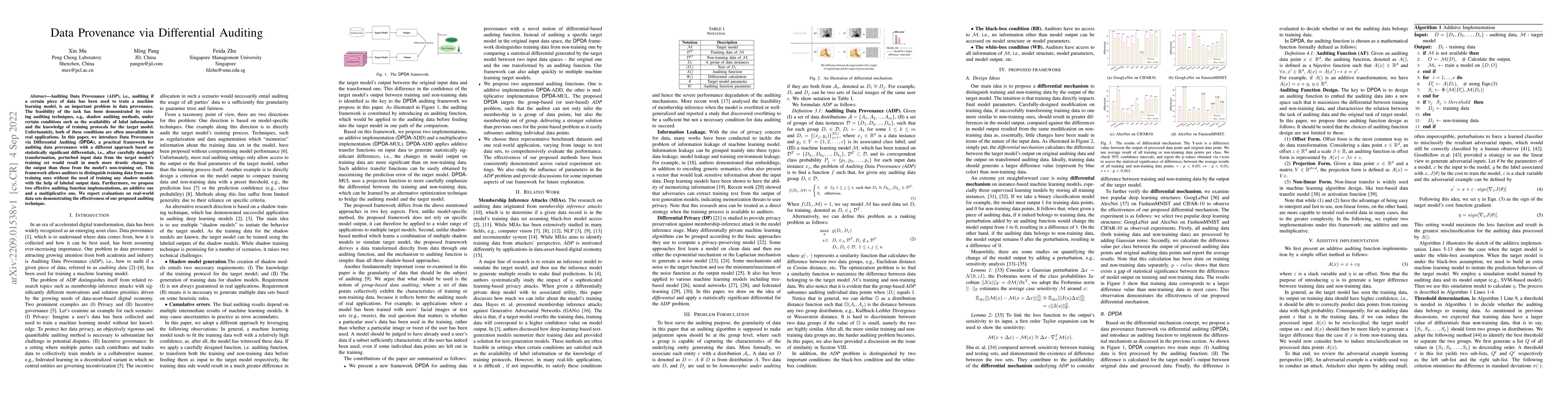 Thumbnail for Data Provenance via Differential Auditing