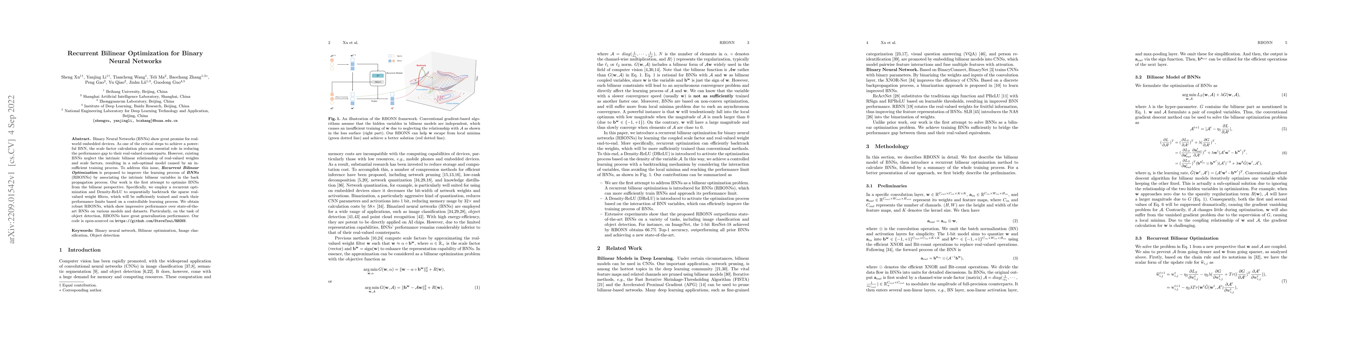 Thumbnail for Recurrent Bilinear Optimization for Binary Neural Networks