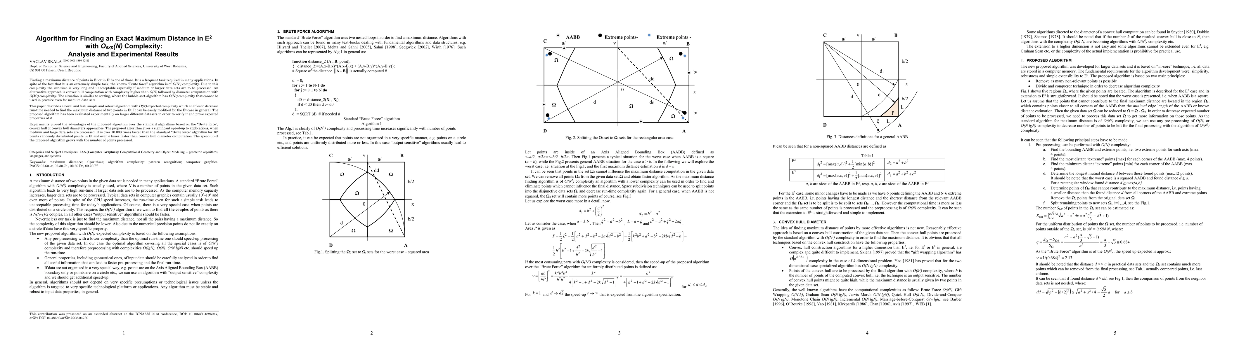 Thumbnail for Algorithm for Finding an Exact Maximum Distance in E2 with Oexp(N)
  Complexity: Analysis and Experimental Results