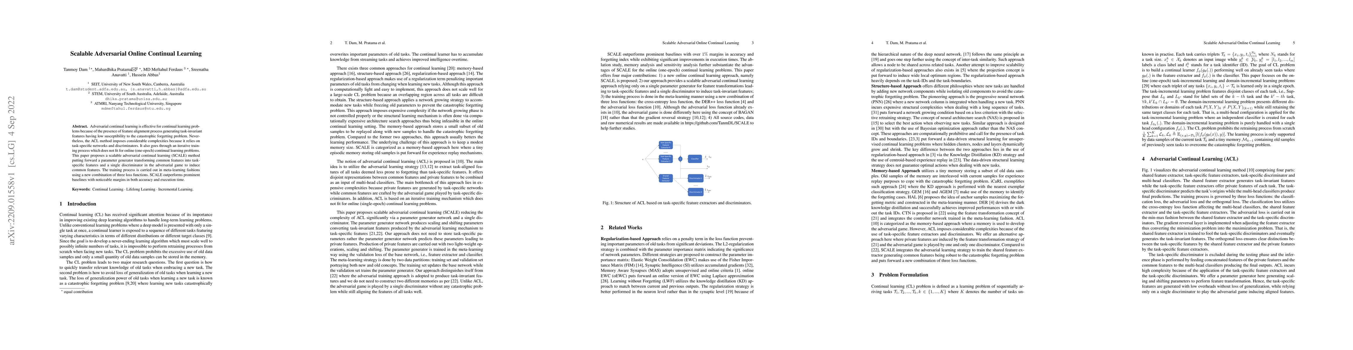 Thumbnail for Scalable Adversarial Online Continual Learning