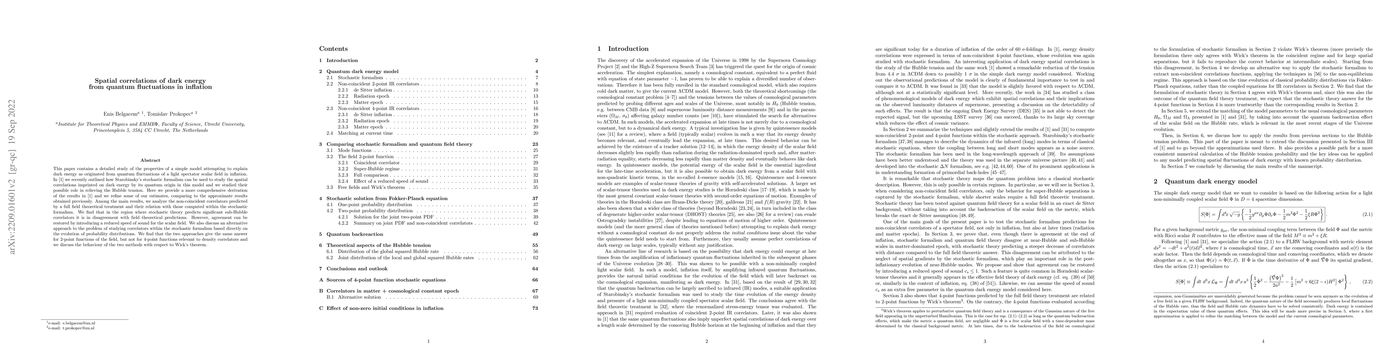 Thumbnail for Spatial correlations of dark energy from quantum fluctuations in
  inflation