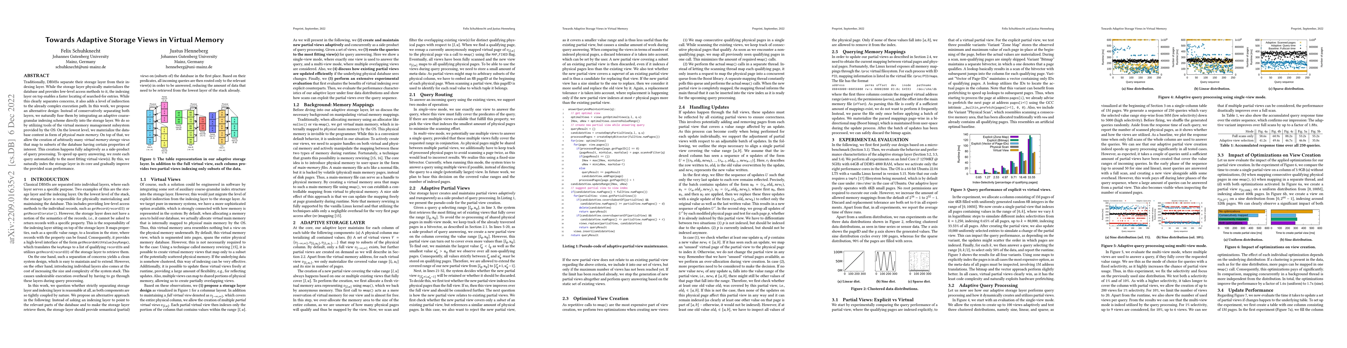 Thumbnail for Towards Adaptive Storage Views in Virtual Memory