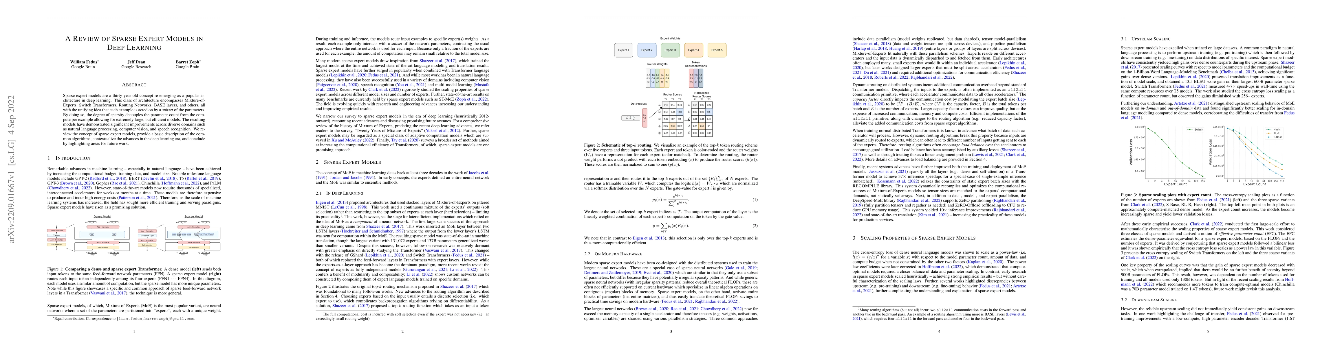 Thumbnail for A Review of Sparse Expert Models in Deep Learning